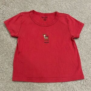 Brandy Melville Baby Tee (Red)